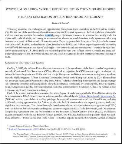 DOWNLOAD: The next generation of US-AFRICA trade instruments