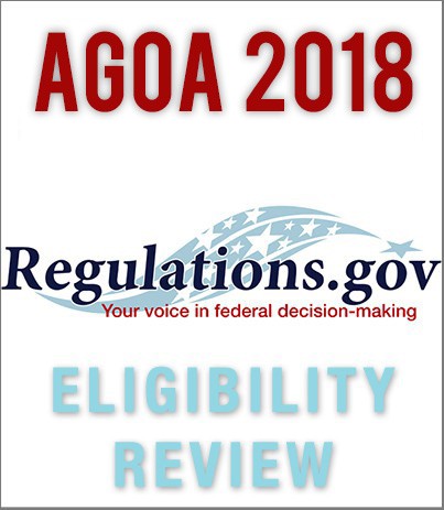 DOWNLOAD: Eligibility Review 2018: NOTICE and CALL FOR SUBMISSIONS