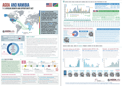 Brochure - AGOA performance and country profile of Namibia [updated 2023]
