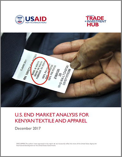 US end-market analysis for Kenyan textiles and apparel