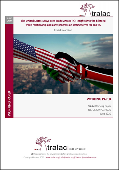 The US-Kenya FTA: insights into the bilateral trade relationship and early progress on setting terms for an FTA