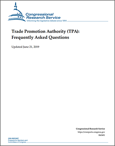 DOWNLOAD: Trade Promotion Authority - Frequently Asked Questions