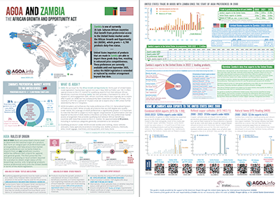 Brochure - AGOA performance and country profile of Zambia [updated 2023]