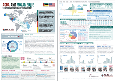 DOWNLOAD: Brochure - AGOA performance and country profile of Mozambique [updated 2023]