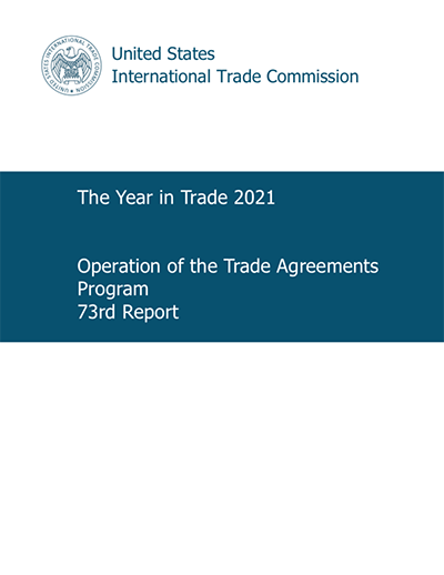 DOWNLOAD: USITC: The year in trade - 2021