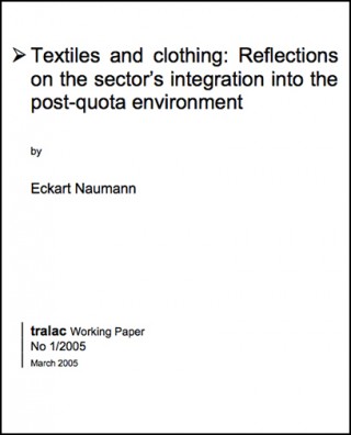 DOWNLOAD: Textiles and Clothing: Reflections on the sector’s integration into the post-quota environment (2005)