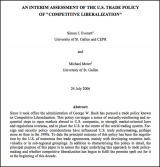 DOWNLOAD: An interim assessment of the US Trade Policy of 