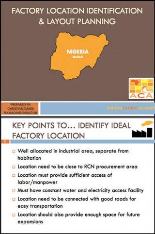 DOWNLOAD: Cashew Production: Factory location and layout planning