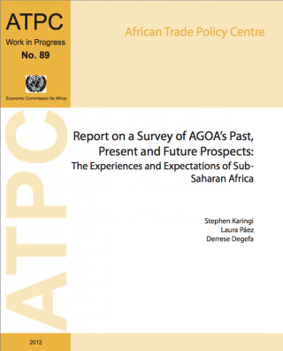 DOWNLOAD: Report on a survey of AGOA’s past, present and future prospects