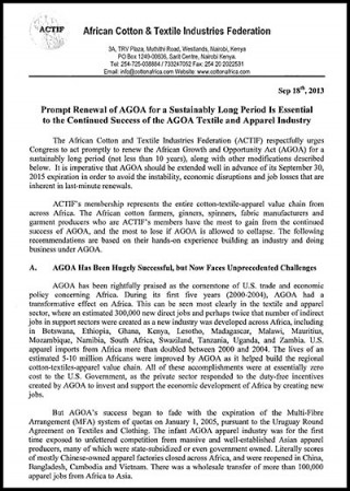DOWNLOAD: ACTIF - AGOA 2014 submission document