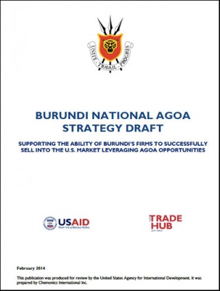 DOWNLOAD: Burundi - National AGOA Strategy