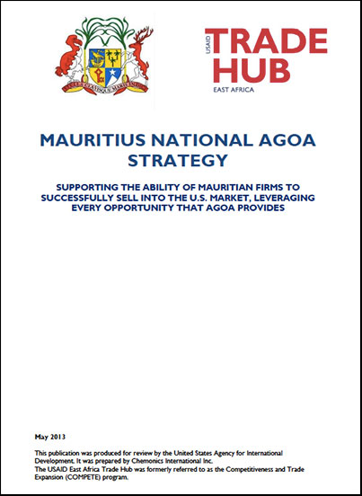 Mauritius - National AGOA Strategy