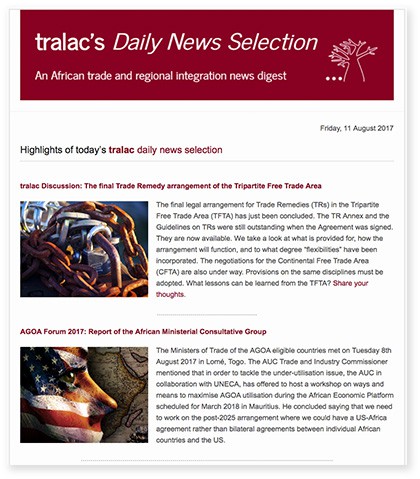 Trade Law Center (tralac) Newsletter