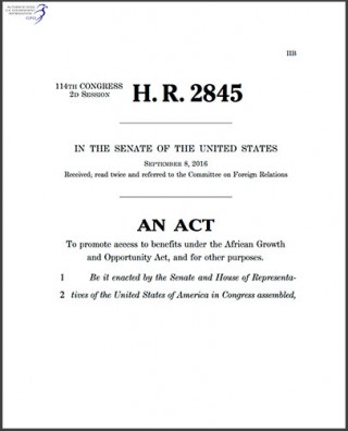DOWNLOAD: H. R. 2845 - AGOA Enhancement Act of 2015